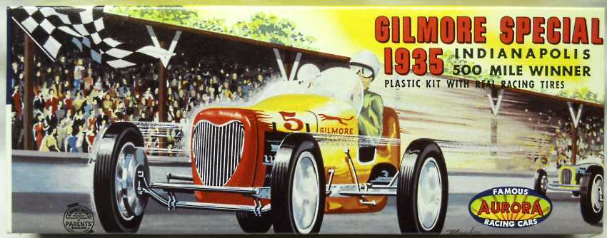 Aurora 1/30 1935 Gilmore Special Indianapolis 500 Winner - (ex-Best), 524-79 plastic model kit